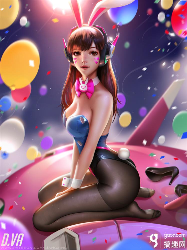 守望先锋画师梁星的绚彩世界同人画作分享