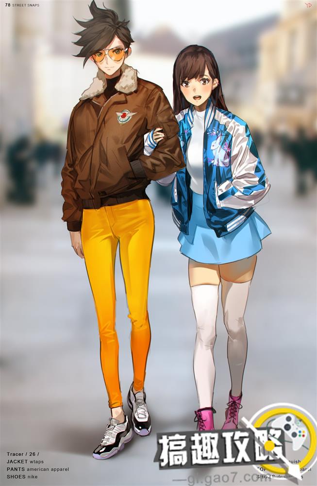 守望先锋时尚街拍 潮男岛田兄弟街拍新品分享