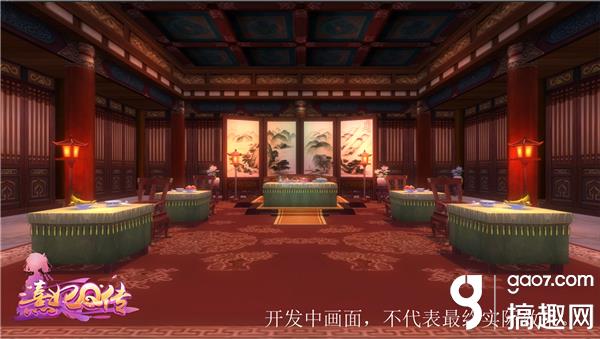 宫殿场景风格或温暖舒适图片