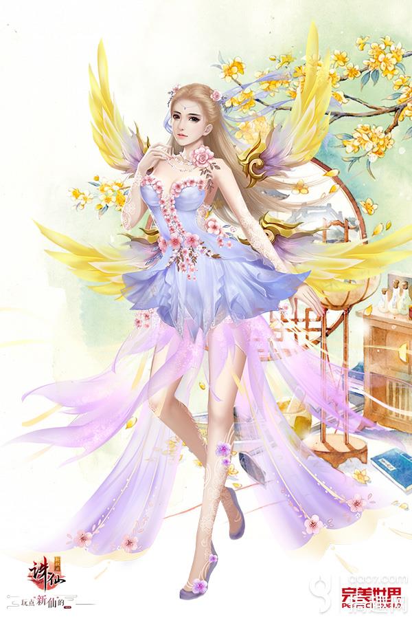 妙笔生花!《诛仙手游》最美美艳v美艳稿专家曝光平面设计时装含金量图片